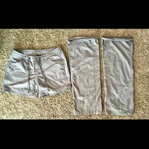 North Face Horizon II Hiking Pants - Size 8 - Grey